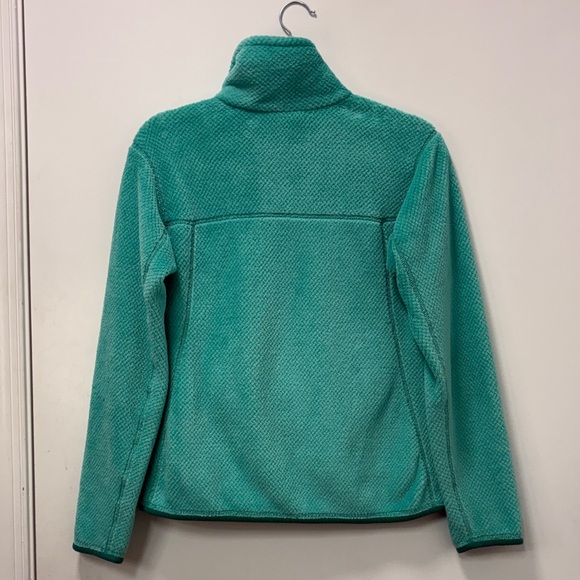 PATAGONIA WOMENS TURQUOISE COWL NECK SWEATER - Picture 3 of 5